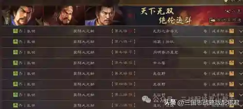徐晃兵书战法阵容搭配推荐(三国志徐晃战法推荐)插图3