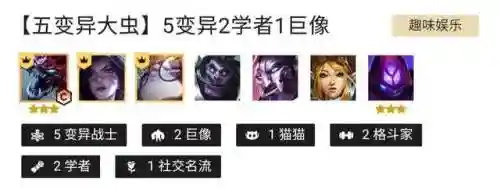 变异战士的阵容搭配攻略(金铲铲变异战士阵容)