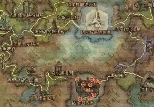 永恒之塔魔族采集路线(魔族采集分布地图)插图1