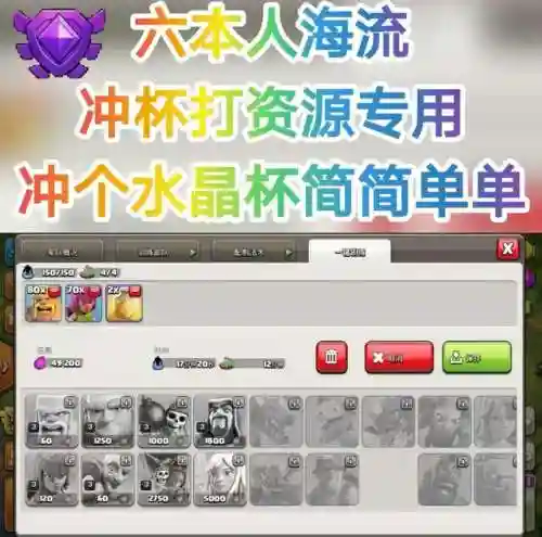 部落冲突阵容搭配6级(部落冲突六本兵种搭配)插图3