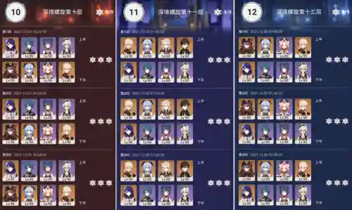 深渊过关阵容搭配图高清(深渊100层必过阵容)