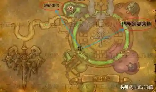 荒芜之地怎么去燃烧平原路线图(荒芜之地有部落飞行点吗)插图4