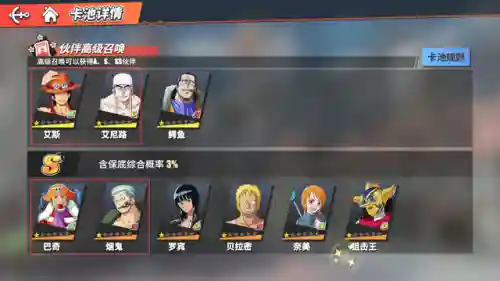 热血海贼王后期伙伴选择(热血海贼王最强阵容)插图1