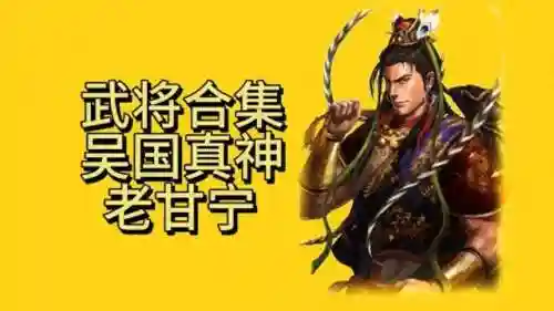 甘宁阵容搭配什么金将(甘宁8个最强阵容搭配)