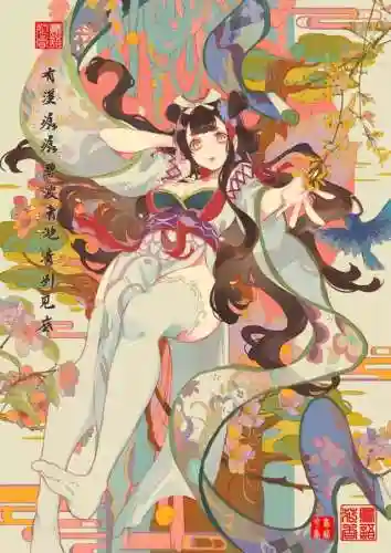 花鸟卷图片(国画花鸟长卷)插图2