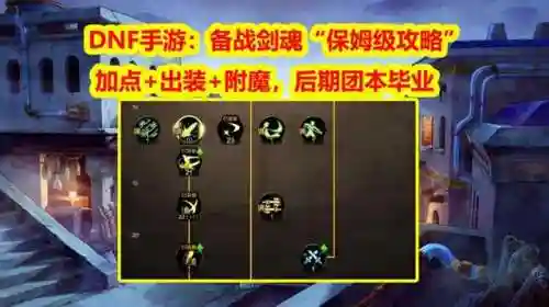 dnf剑魂加点图(DNF剑魂技能加点)