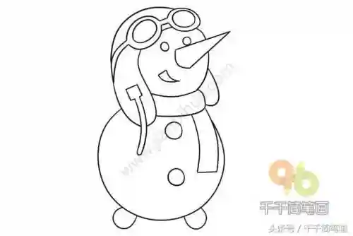 雪人简笔画(好看的雪人图片)插图4