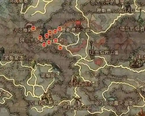 永恒之塔魔族采集路线(魔族采集分布地图)插图5