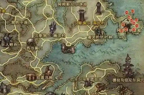 永恒之塔魔族采集路线(魔族采集分布地图)插图6