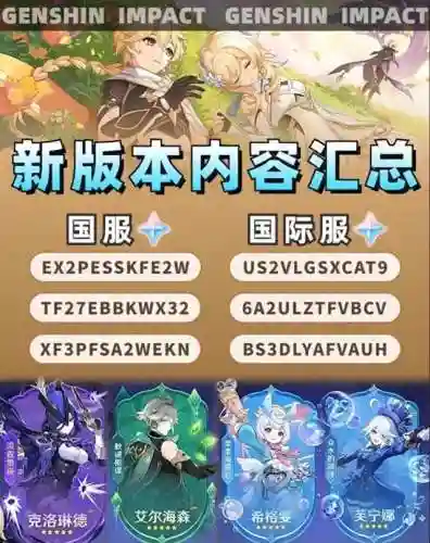 原神寻宝阵容搭配推荐(原神四星必练角色推荐)