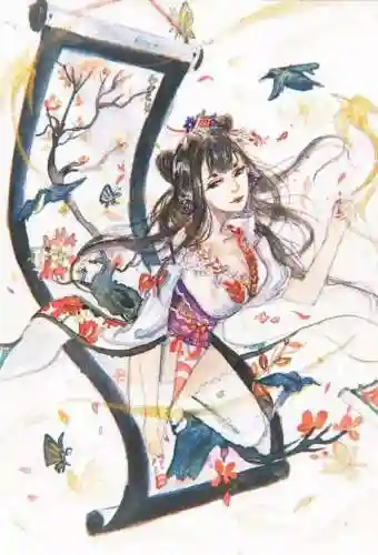 花鸟卷图片(国画花鸟长卷)插图24