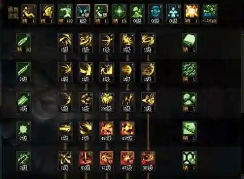 黑暗武士100级加点排列(黑暗武士刷图排列连招)