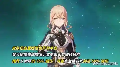 琴与夜兰阵容搭配(琴平民玩家阵容)插图6