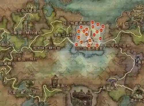 永恒之塔魔族采集路线(魔族采集分布地图)
