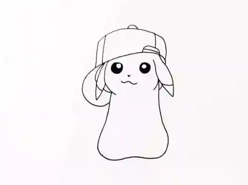 画一只皮卡丘(一步一步教你画玩具)插图1
