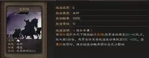 潜龙阵5虎阵容搭配图表(潜龙阵最强阵容)插图1