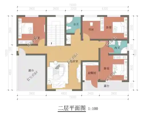 别墅图纸设计图(三层别墅设计图纸及效果图大全)插图8