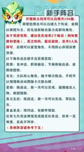奥奇新人开荒阵容搭配(奥奇传说最强诺雅阵容)插图1