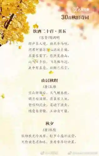 秋天的诗句(一二三年级秋天的诗简单)