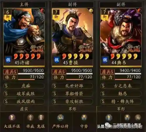 张角许褚开荒战法搭配阵容(三国志战略版许褚战法及阵容搭配)插图1