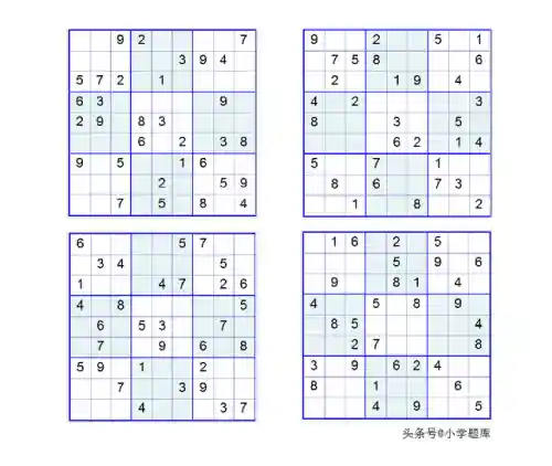 九宫格数独(高难度数独题目100题)插图5