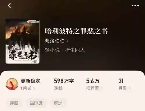 哈利波特之罪恶之书(哈利波特之法神笔趣阁)插图1