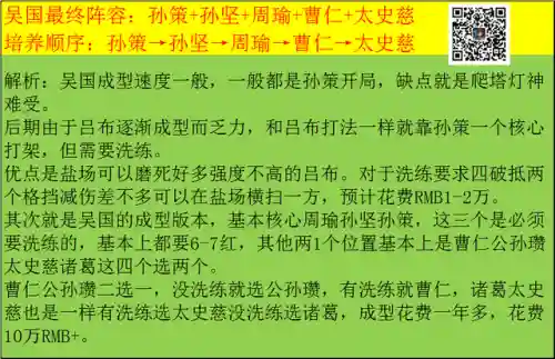 咸鱼3国阵容搭配最新攻略(魔兽三国后期最强阵容)插图2