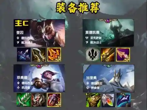 德玛西亚城邦阵容搭配(德玛西亚阵营有哪些人)插图2