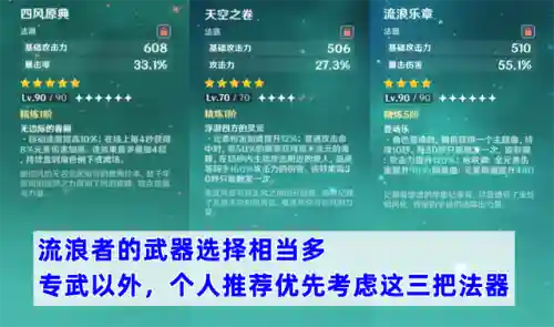 原神流浪阵容搭配攻略(征服赛季流浪军最强阵容)插图4