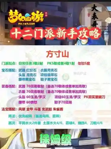 梦幻西游十二门派阵容搭配(梦幻西游各门派角色推荐图)插图10