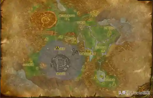泰罗卡森林任务奖励(纳格兰奖励任务分布图)