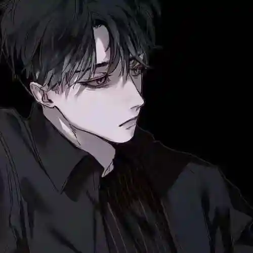 暗黑系头像男帅气(动漫 男生 霸气 超拽 冷酷)插图1