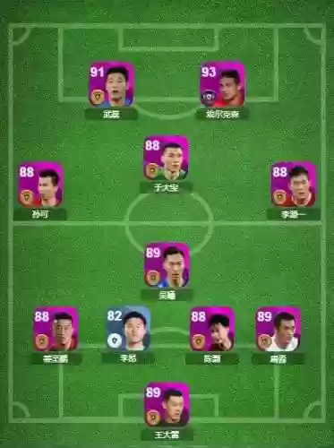 实况最好看的中国球队阵容(实况足球2024最强阵容推荐)