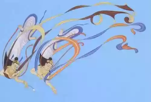 敦煌壁画飞天仙女(敦煌壁画最有名的十幅画)插图2