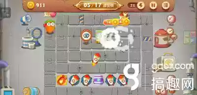 保卫萝卜3工厂36关攻略图解(保卫萝卜3第36关怎么过)插图2