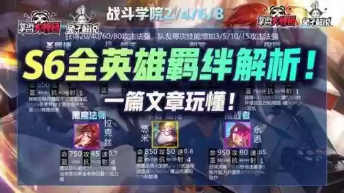 双城之战最全羁绊阵容(双城之战角色表)插图1