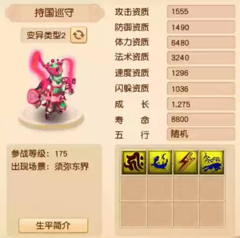 梦幻西游175召唤兽大全(梦幻西游宝宝一览表)插图2