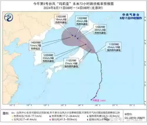 最新实时台风路径线路图(实时风向风速查询)插图11