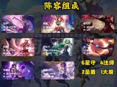 激战星海阵容星守法阵容码(海岛争霸最强阵容搭配)插图1