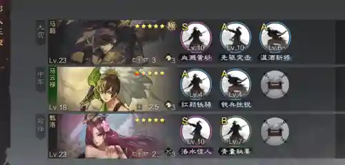 率土之滨二星阵容推荐(率土之滨阵容搭配排行表)