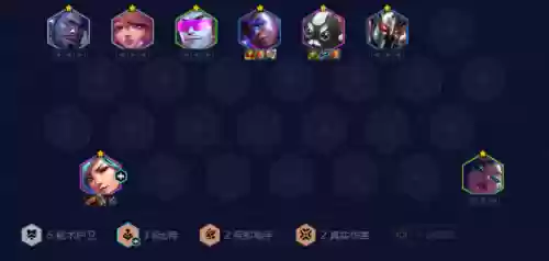 前后排阵容(五排的阵容)