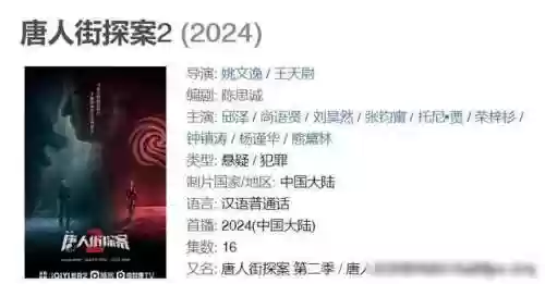 唐人街探案2 阵容推荐(《唐人街探案》演员表)插图14