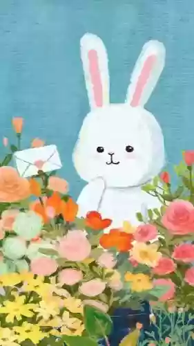 卡通兔子图片(小兔子的简笔画)插图80
