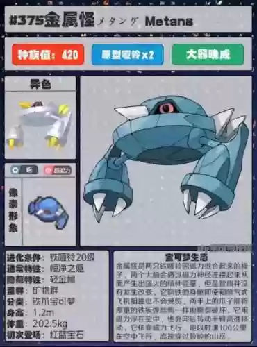 神奇宝贝准神大全图鉴(精灵宝可梦所有准神)插图16