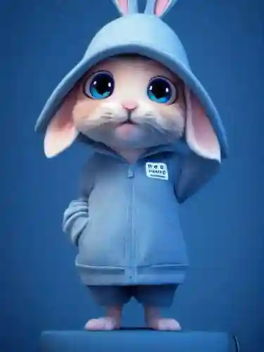 最近很火的兔子壁纸(手机壁纸高清4k 全屏)插图1