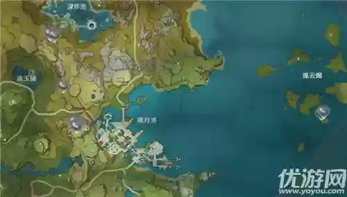 原神夜泊石在哪里采集(璃月夜泊石分布图)插图1