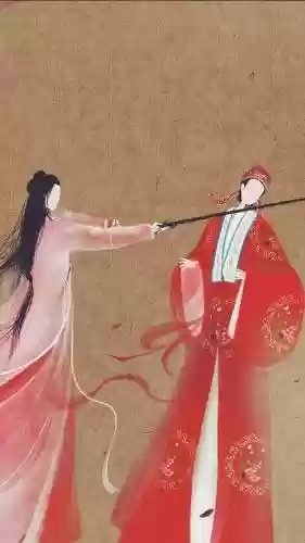 紫霞仙子和至尊宝图片(紫霞至尊宝情头一半一张)