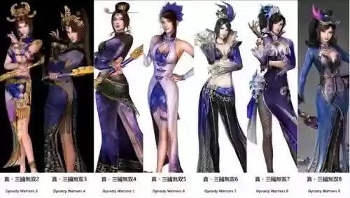 无双三国5甄姬阵容(真三国无双5角色)插图1