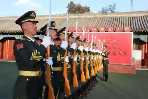 国旗护卫队最强阵容图片(国旗护卫队的队形排列)