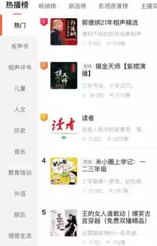 听中国有声小说(有声小说历史小说大全)插图1